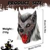 Halloween Spooky Werewolf Mask Weird Realistic Breathable Latex Scary Mask for Halloween Party Accessories