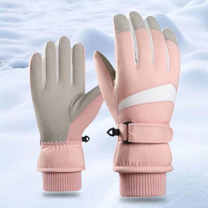 Ski Gloves for Men and Women Winter Cold-proof Cotton Weight Lifting Gym Training Gloves