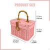 Handwoven Storage Basket Gift Decorative Case Display Suitcase Organizer for Themed Party