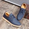 Scarpe casual con fondo antiscivolo in tinta unita da uomo Scarpe da guida traspiranti alla moda da uomo