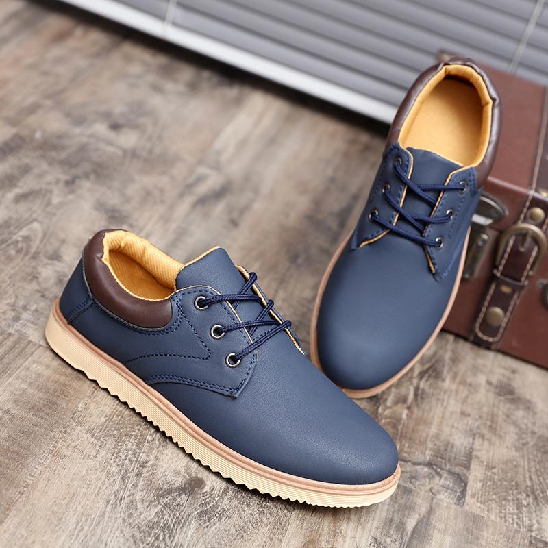 Scarpe casual con fondo antiscivolo in tinta unita da uomo Scarpe da guida traspiranti alla moda da uomo