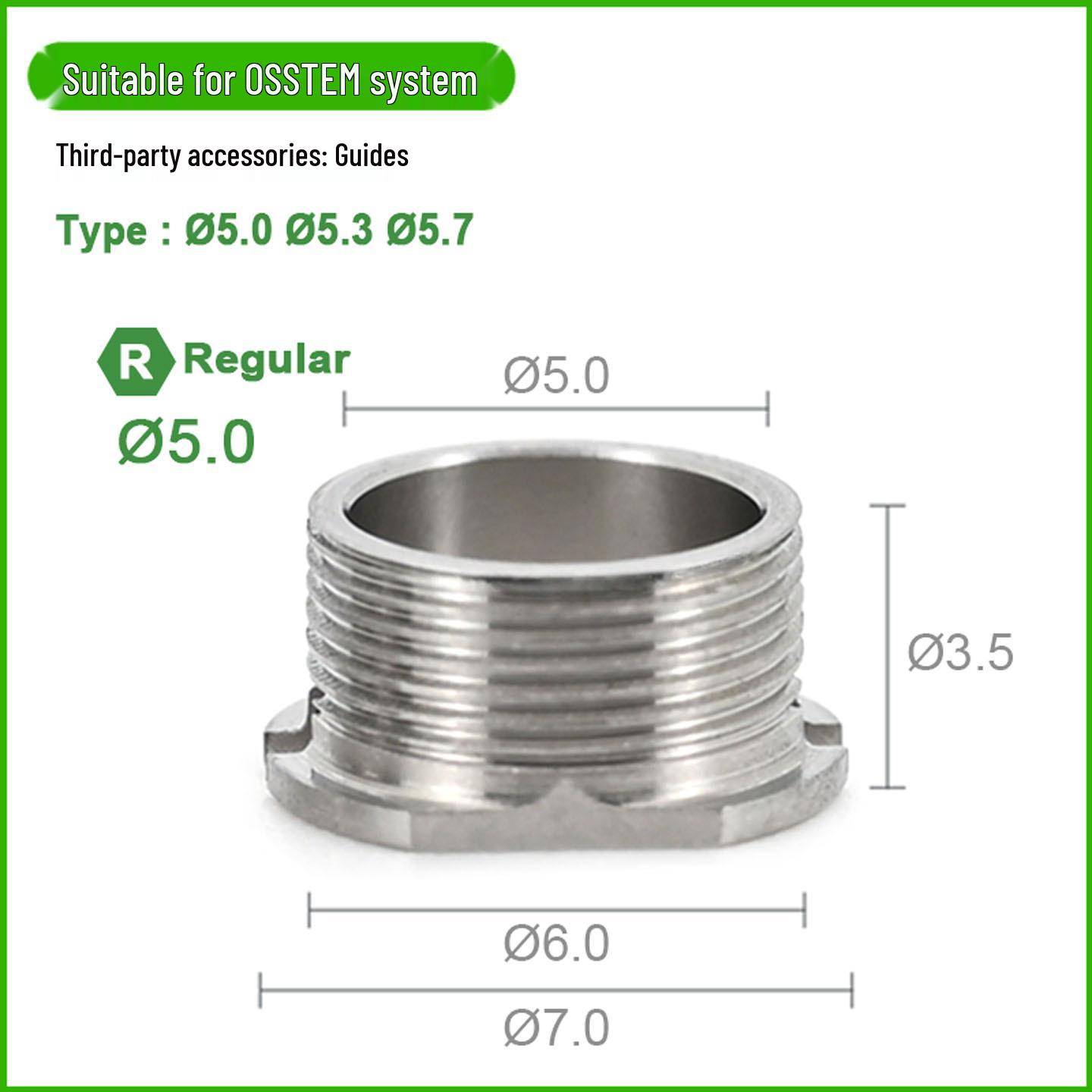 Osstem Implant Guide: Ring, Abutment, Screw, Drill Bit, Full/Half Process, Implant Sleeve & Membrane Screw Tool