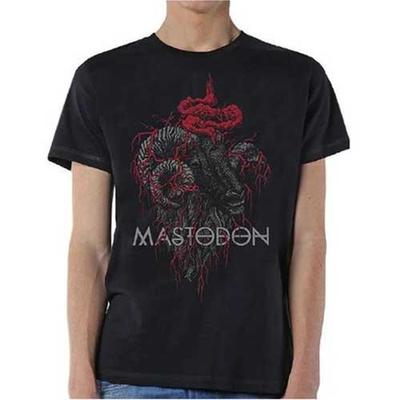 Mastodon Unisex Adult Rams Head Cotton T-Shirt