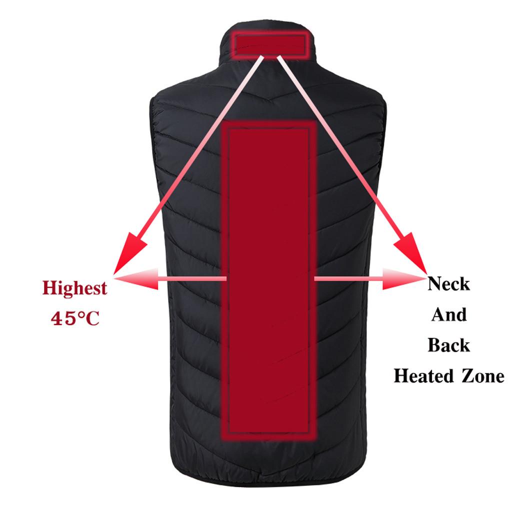 Outdoor Warm Clothing Heated For Riding Skiing Fishing Charging Via Heated Coat