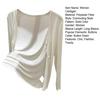 Damen Sommer Leichter Cardigan Lässig Langarm Sonnenschutz Hemden Knopfleiste Strand Überwurf Tops