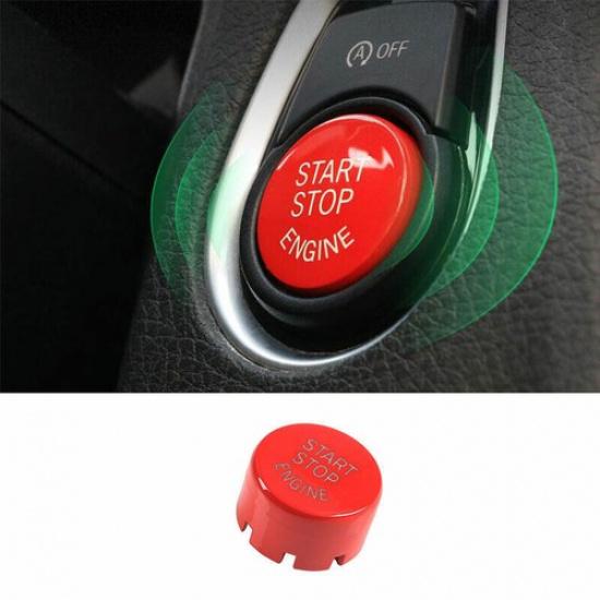 ABS Red Start Button Ignition Switch Cover Trim For BMW X3 X4 G01 G02 2018-