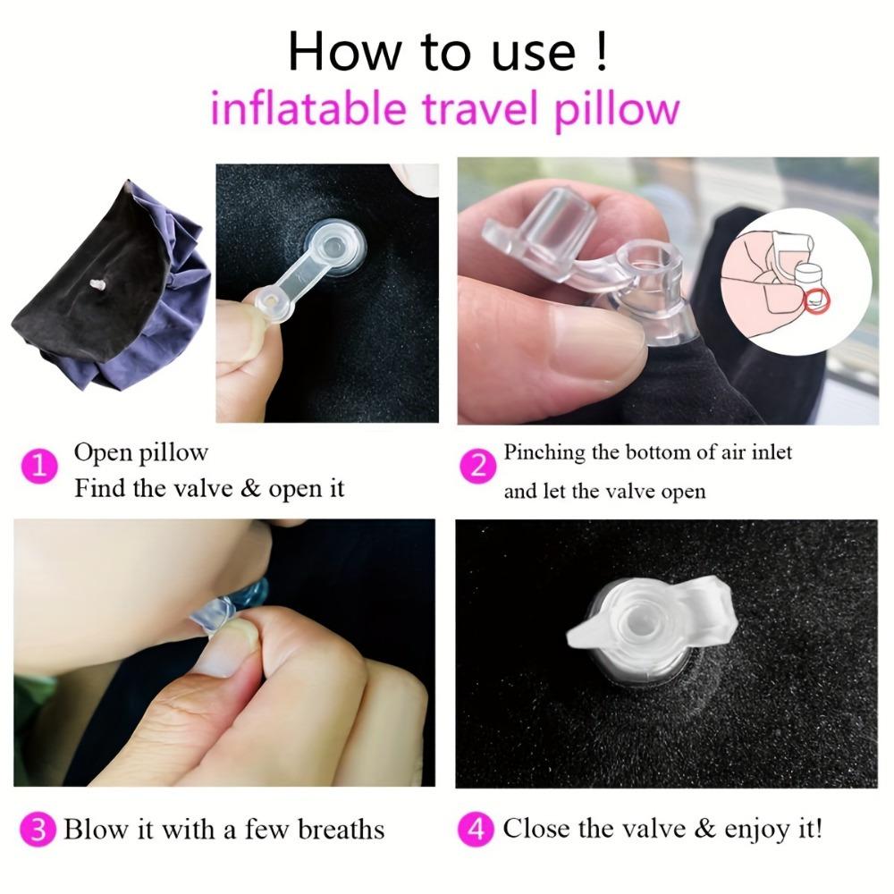 Inflatable PVC Triangle Cushion Plush Leg Pillow for Home and Outdoor Use