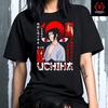 Naruto Sasuke Uchiha Anime Manga Character Unisex Premium Cotton T-Shirt