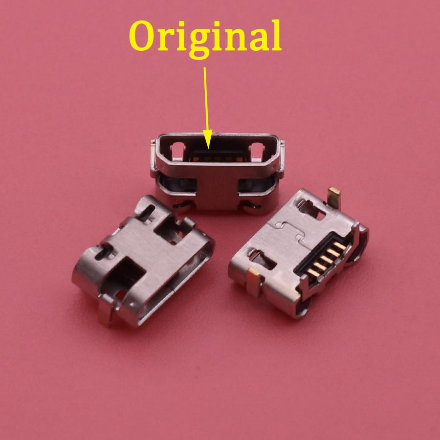 10PCS Mini Micro USB jack Charging Port For LENOVO TAB 3 7" TB3-710F ZA0R Charger Connector scoket Dock plug