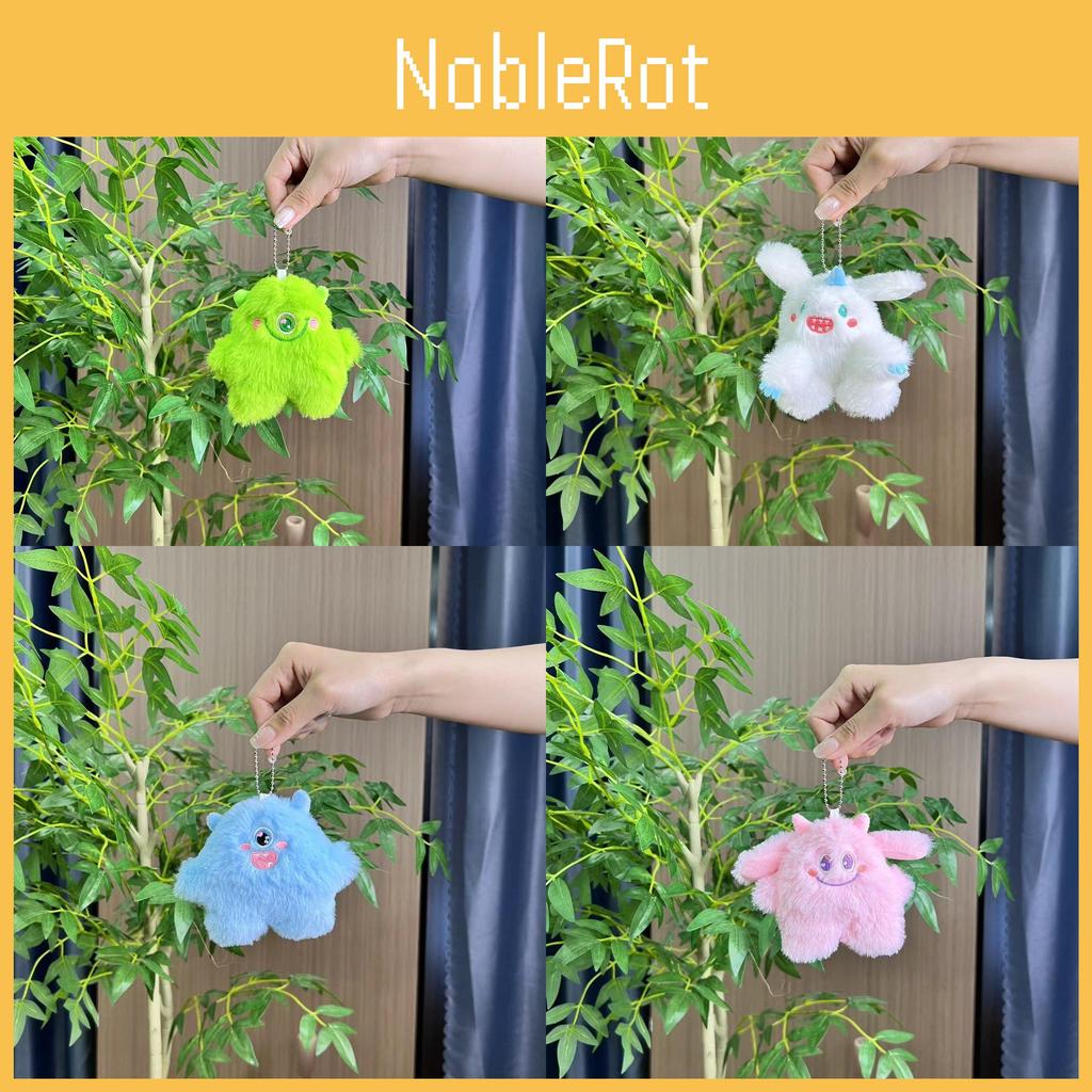 Monster Cartoon Charming Plush Figure Ideal For Girls Keychain And Bag Decoration