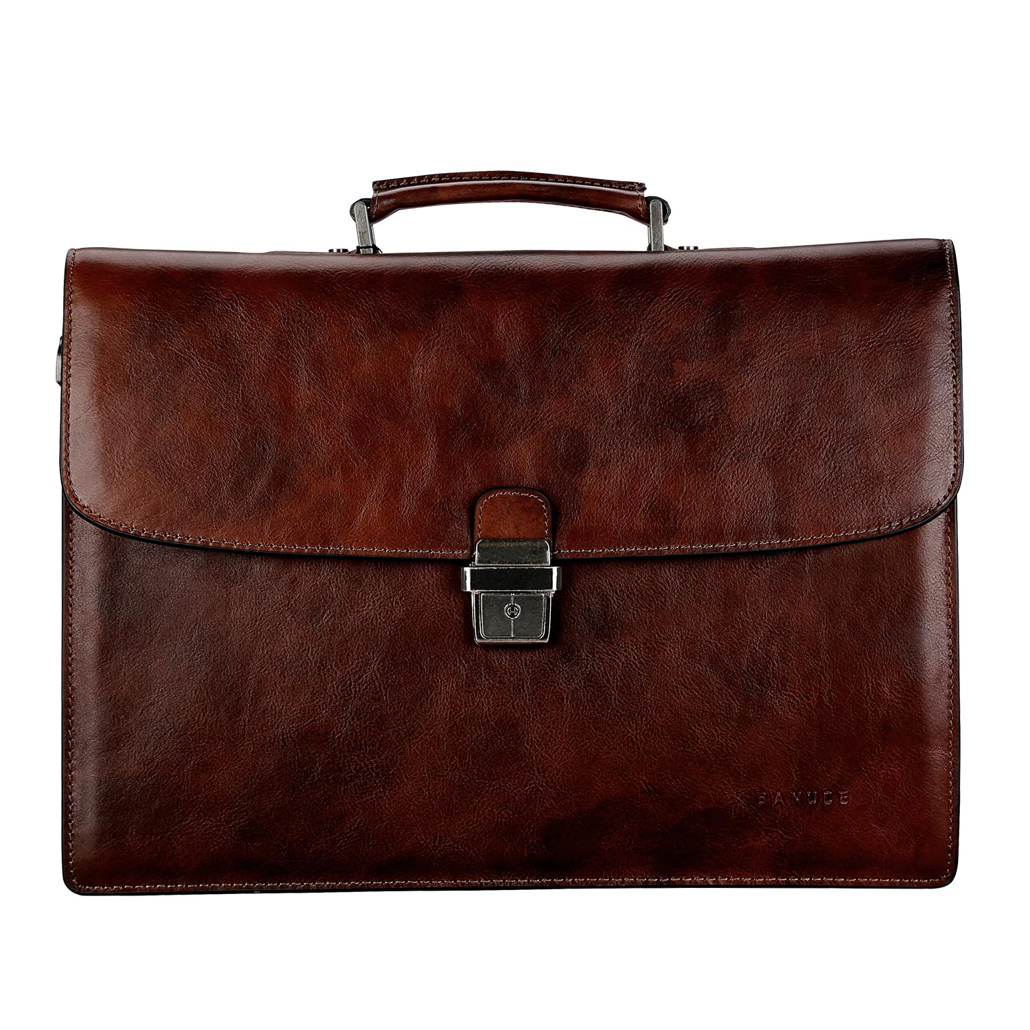 

Vannus Men s Business Bag, Genuine Italian Leather, Large Capacity, Fits 15.6-inch Laptop, Carry-on Function, Freestanding, Perfect for Business