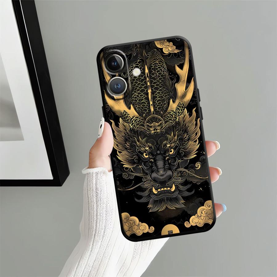 

Чехол для телефона с рисунком дракона Чехол для телефона для Apple iPhone 12 16 XR XS MAX 13 Air 11 14 17 Pro Max 15 Pro 7 8 iPhone 6