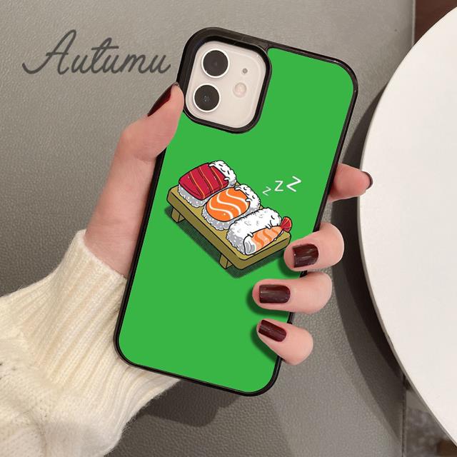 Japanese Cuisine Sushi Food Phone Case for iPhone 17 Air 15 16 16e 11 12 13 14 Pro Max Plus Coque Fundas Shell