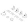 Magnetic Concealed Drawer Lock Multifunctional Child Safety Lock for Home Door Cabinet