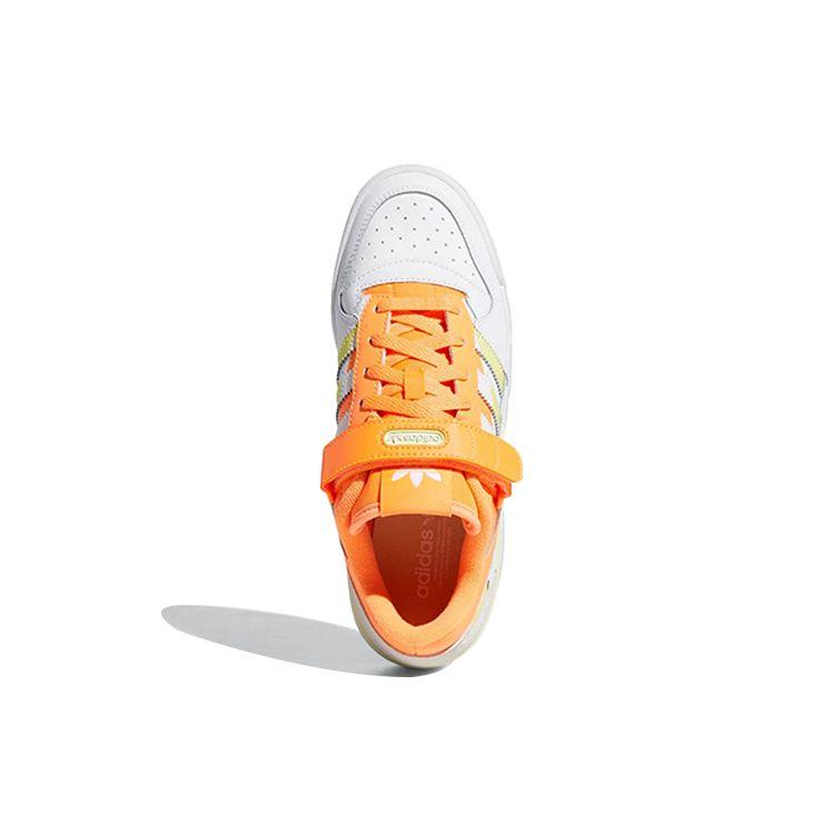 adidas Forum Low Premium Screaming Orange Unisex Sneakers Yellow-Tint-Cloud-White FY8020