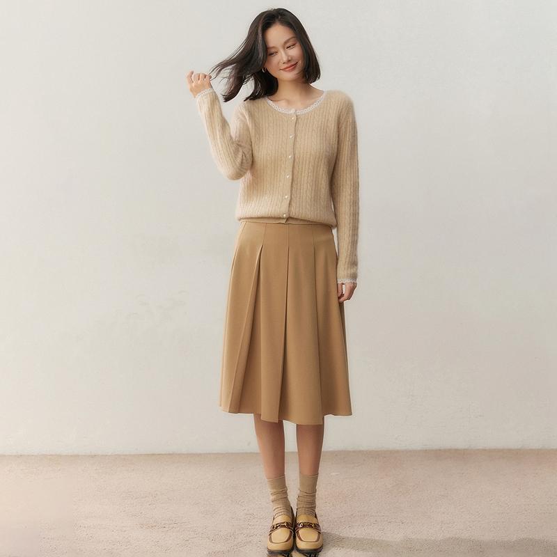 Qinghe 100% Pure Cashmere Women's Sweater - Ultra Soft Luxury Winter Pullover