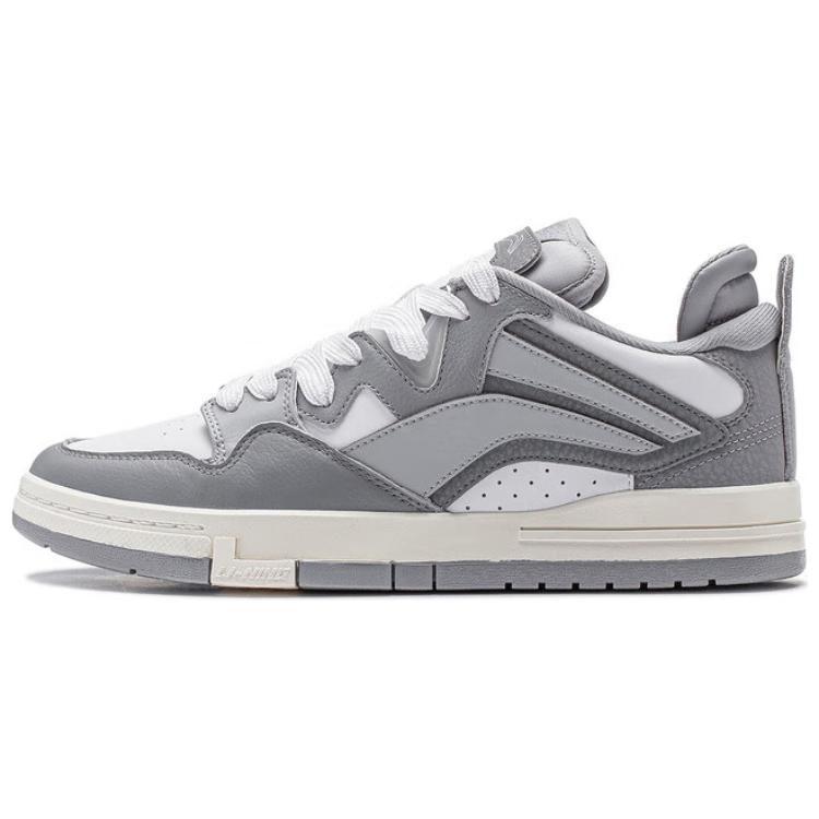 Li Ning Wave PRO Slip Resistant, Abrasion Resistant, Lightweight Skateboard Shoes Men's Gray AECU005-2