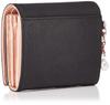 Jill Stuart Women's Gloria L-shaped Zipper Folding Wallet with Ribbon Motif, Cowhide Leather, JSLW3AS2