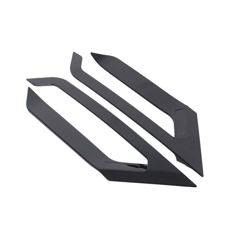 For BMW X6 G06 -2025 ABS Black Car Side Fender Sticker Shark Gill Air Flow Wing Vent Trim Car accessories