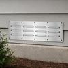 Horizontal Slat Ventilation Panel Surface-Mount for Built-in Barbecue Enclosures
