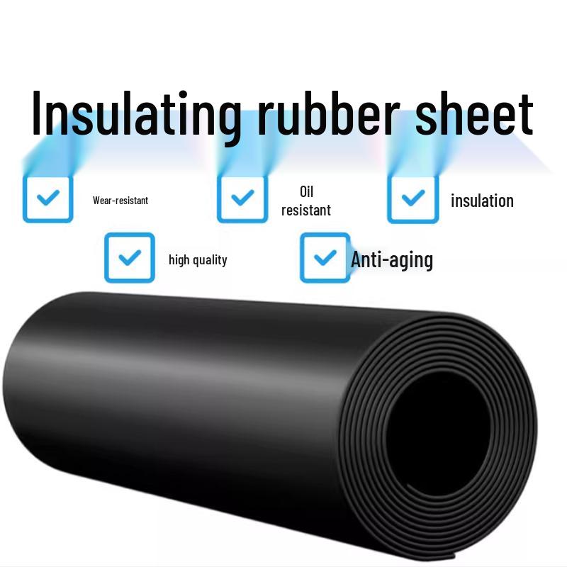 Zhengbang Black Flat 35kV Insulating Rubber Mat