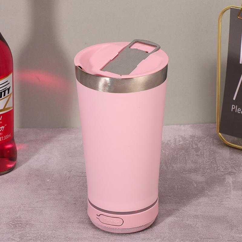 16oz 304 Stainless Steel Vacuum Insulated Cup Beer Mug Outdoor Bluetooth Speaker Car Tumbler mug Cup with bottle opener