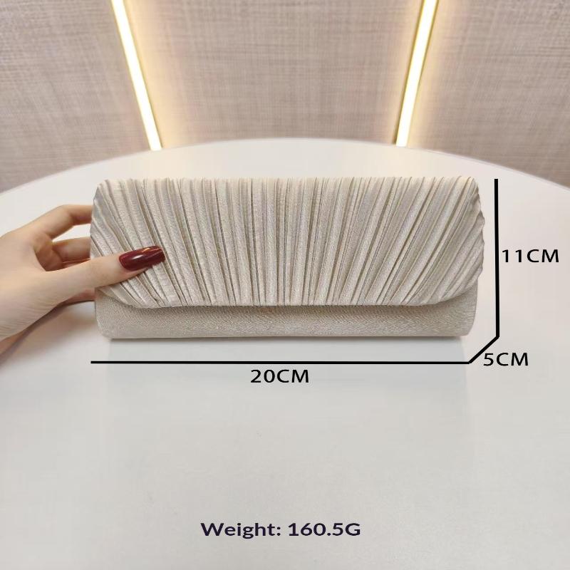 Elegant Compact Evening Clutch Bag Foldable Luxury Detachable Strap Crossbody Bag for Birthday Party Dinner Date