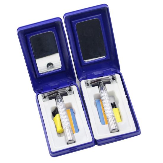 Men Classic Manual Double-Edged Razor Hair Removal Blade Beard Trimmer Shaver