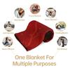 S-Stranger T-Things Pattern Blanket Hot Horror TV Series Soft Warm Plush Throw Sofa Bed Cover Portable Lightweight Nap Blanket