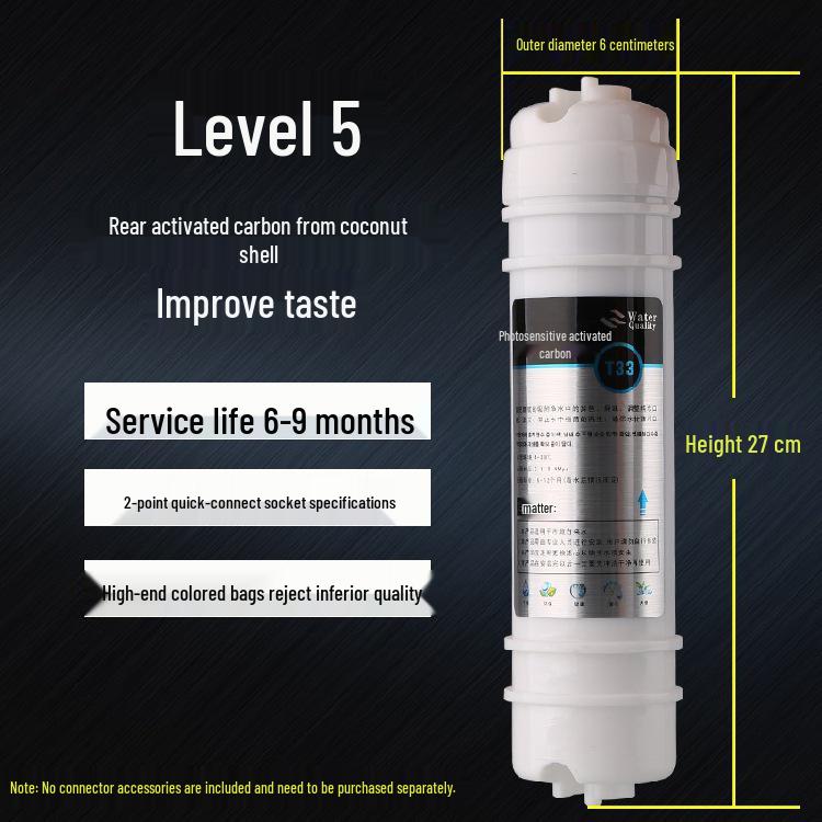 Universal Korean-Style Quick Connect Ultrafiltration Water Purifier Filter Cartridge Set