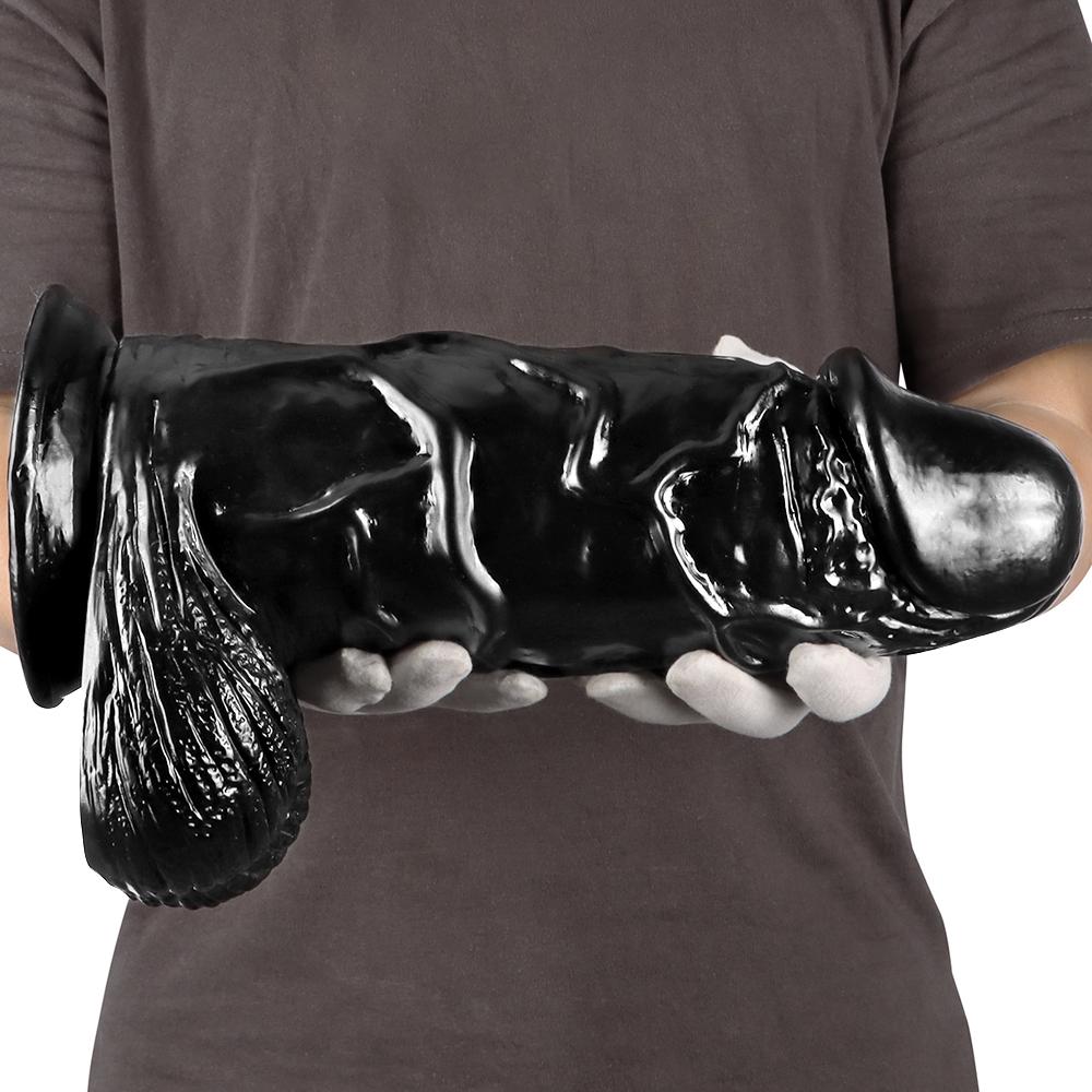 Huge Black Penis Fisting Big Dildo Adult Sex Toy Realistic Dick Strap On Cock Femdom Women's Masturbator