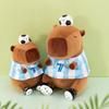 Abbigliamento Bambola Capibara Giochi Creativi Cappellino da Calcio Bambola Capibara Giocattolo di Peluche per Bambini Ragdoll da Afferrare