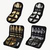 9/10/20sets Outdoor Travel Stainless Steel Tableware Camping Barbecue Plate Clip Steak Knife Fork Spoon Set Portable Storage Bag
