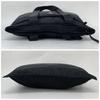 PRADA Tote Bag Handbag Business Tessuto Nylon Black Triangle Logo Plate Auth