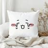 Cute Fun Pillow Case Bedroom Sofa Living Room Backrest Decoration Square UUsagiS Face Cushion Nap Time