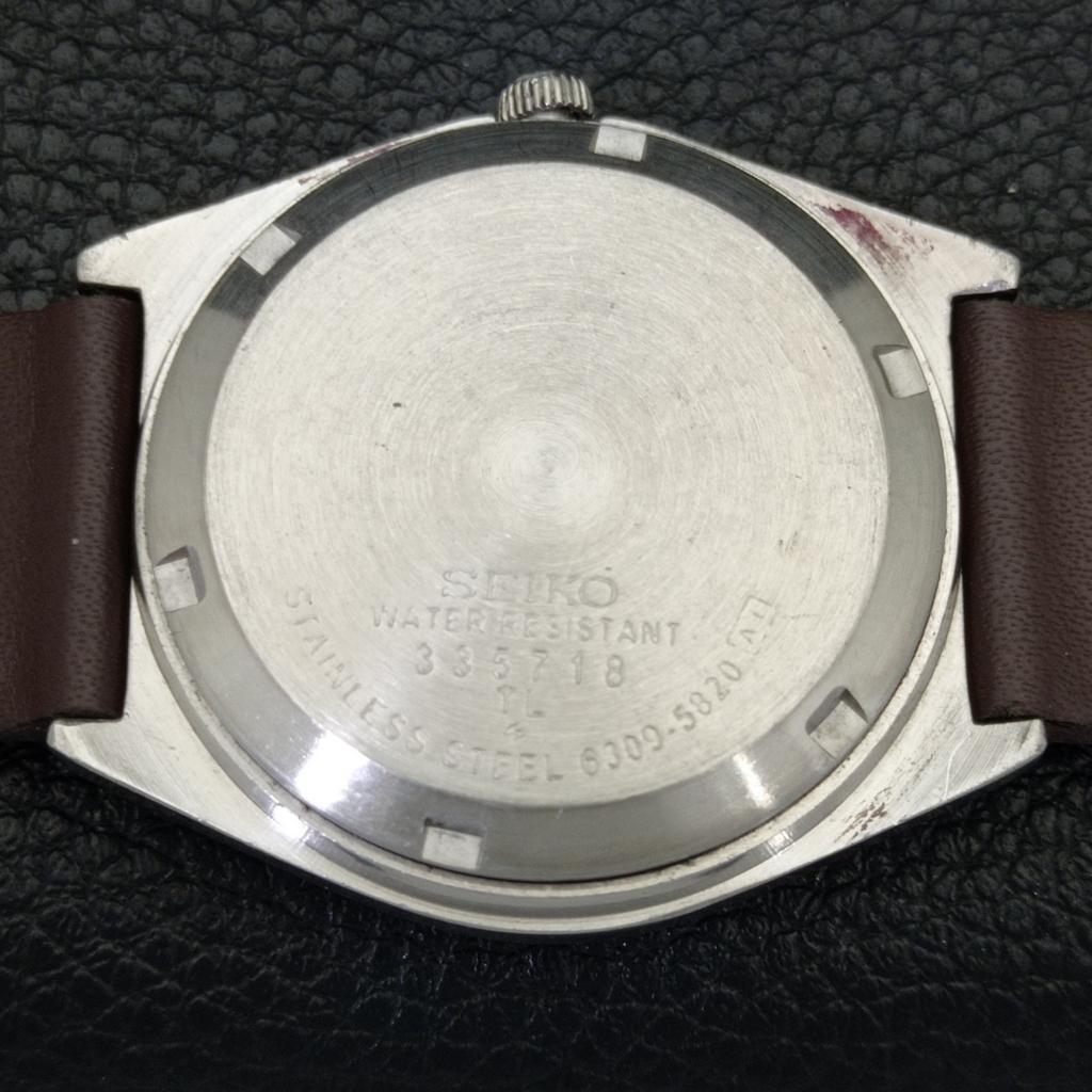 Seiko AUTOMATIC 6309A VINTAGE JAPONIA CEAS MASCULIN CADRAN CULOARE MARO a701447-5 R206b-a701447