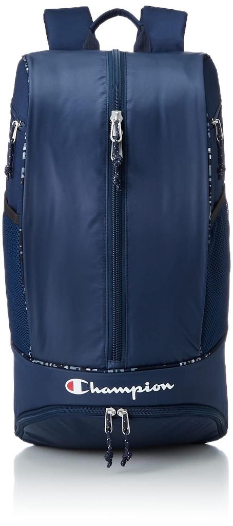 Champion Backpack Large Capacity 30L Rucksack Script Logo Accessories Sports Gym Navy Free Size Basketball/Volleyball C3-VB727B Men's