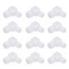 12Pcs Plastic Hose Barb Fitting 90 Degree L Right Angle Reducer Barbed Joint Adapter Elbow 16x20mm