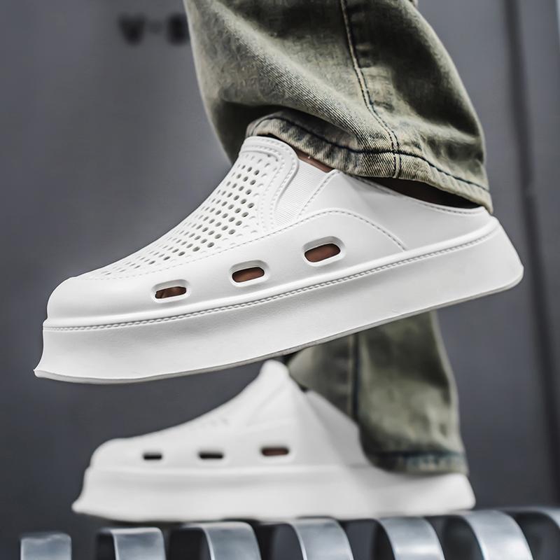 Men's Casual Lightweight Comfortable Summer Sandals Men's Outdoor Beach Slippers Family Couple Couple Walking Shower Shoes