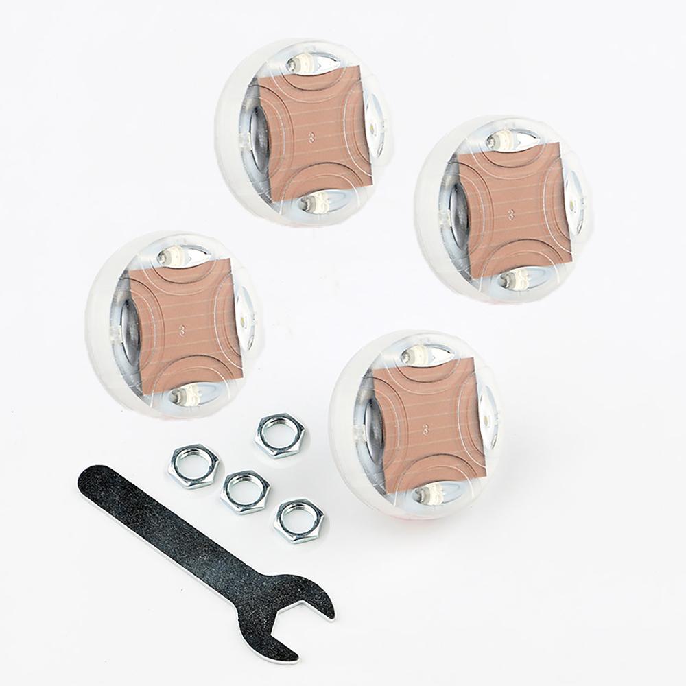 4pcs 15 Mode Solar Energy Auto Flash LED Car Wheel Hub Tire Valve Cap Light Lamp