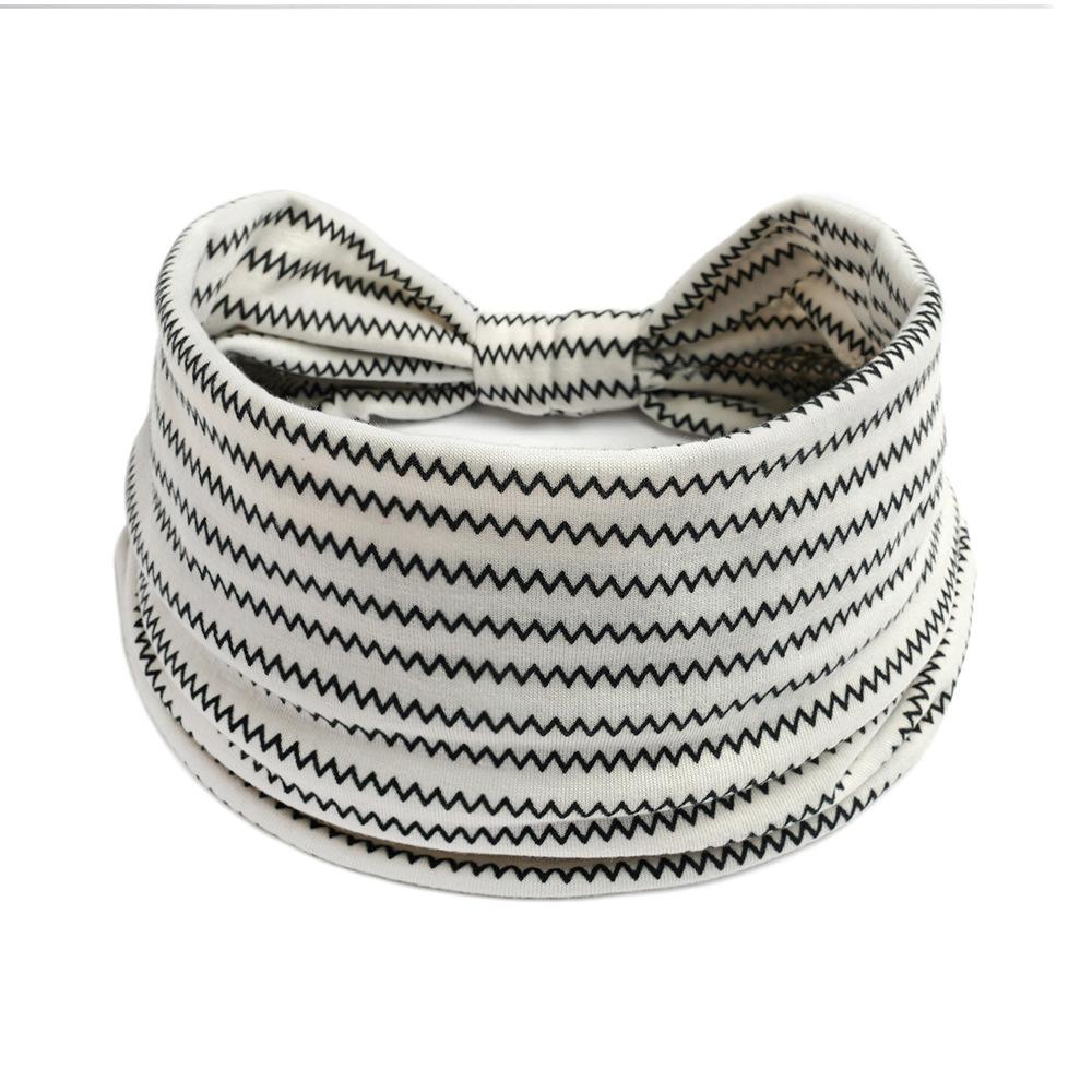 Bohemian Headbands for Women Cashew Flower Head Band Yoga Sports Hairband Elastic Cotton Wide Bandanas Headwear Hair Accessories