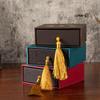 Chinese Jewelry Packaging Luxurious Bracelet Necklace Box Tassel Jewelry Box Protective Vintage Jewelry Storage For Dressing