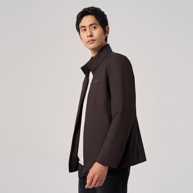 EMZ Men's Stand-Collar Padded Business Jacket
