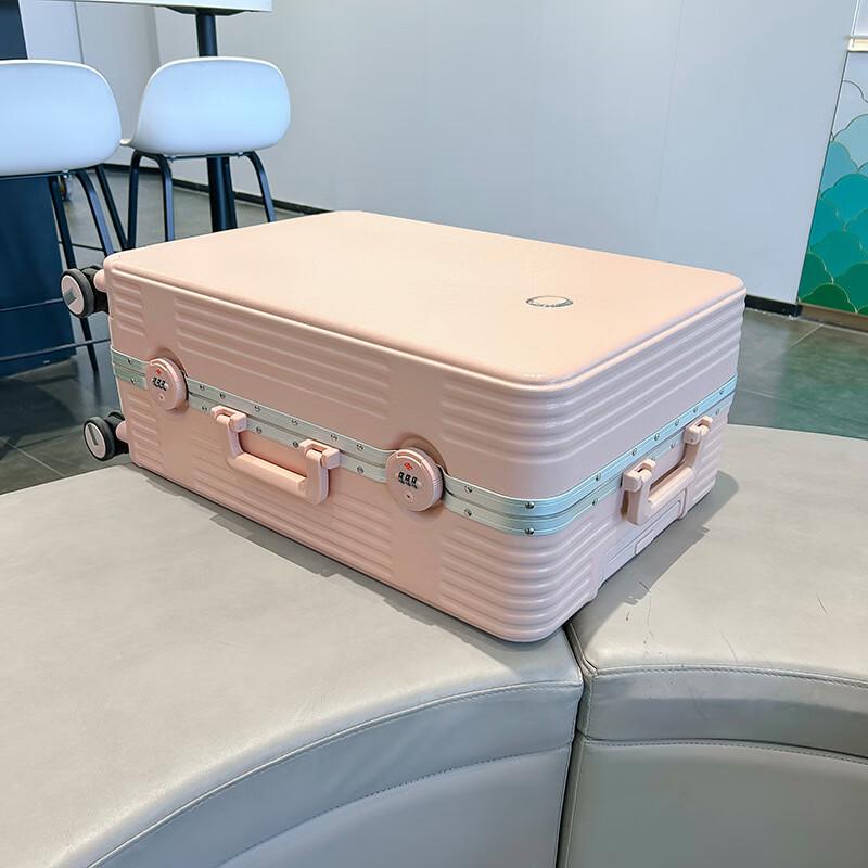 Xiaoyan Pink Spinner Suitcase 26 Inch