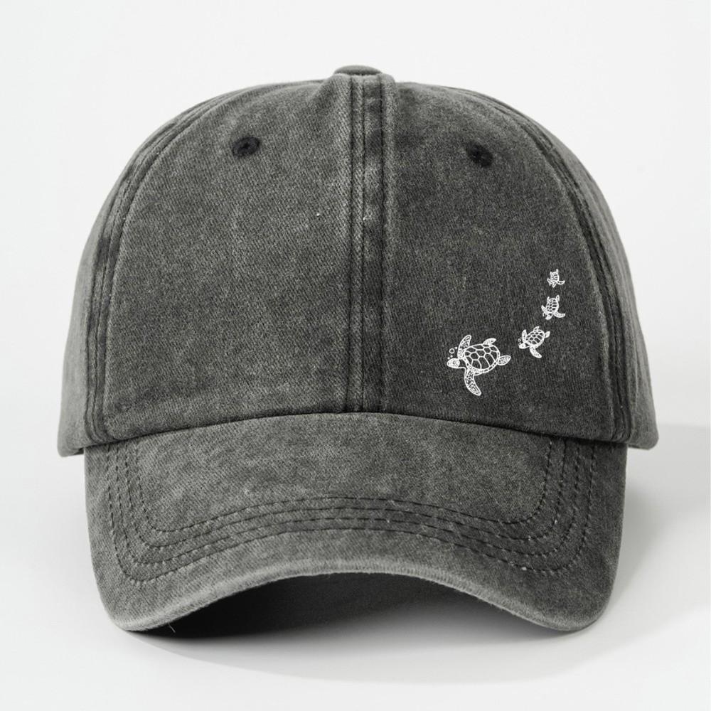 Minimalist Style Washed Baseball Cap Adjustable Trucker Hat Soft Dad Hat Outdoor Use