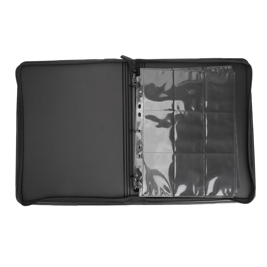 Card Binder Card Album 9 Pocket 20 Pages 360 Cards PP 3 Ring Clip Card Collection Holder for Standard Size Card Sport