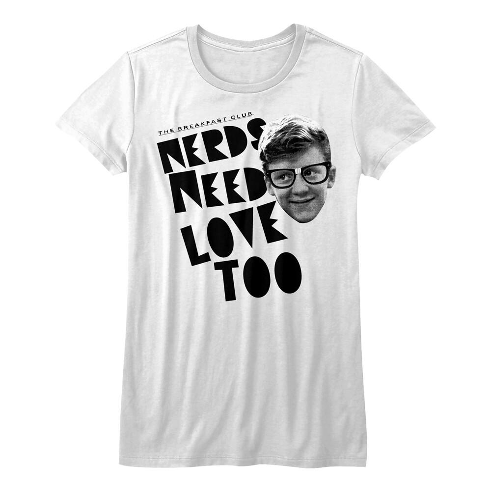 The Breakfast Club Nerds Need Love Too Womens Fitted T Shirt Classic Movie Unisex T-Shirt XXXXL