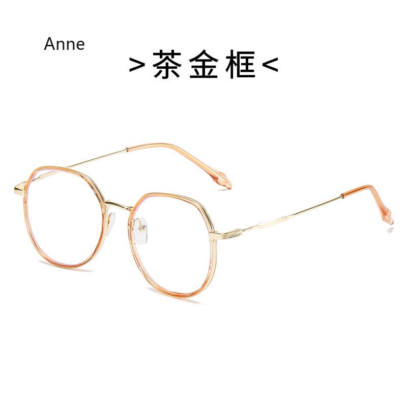 Metal Eyewear Frames Myopia Glasses Men Women Vintage Retro Optical Glasses Anti Blue Light Transparent Spectacle Frames