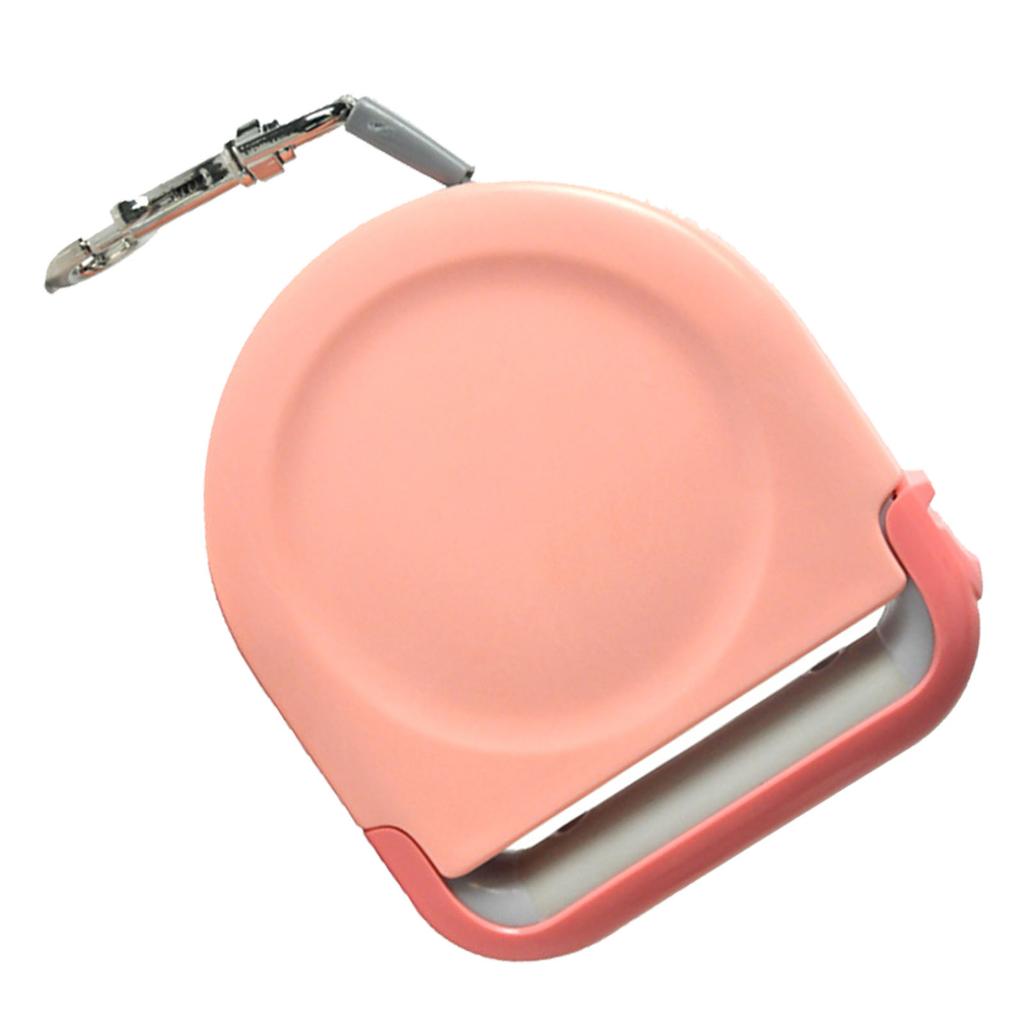 Portable Automatic Dog Leash Retractable Strong Strength Pet Traction Leash for Dog Walking Pink