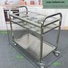 ZLIII 2-Tier Stainless Steel Rolling Kitchen Cart